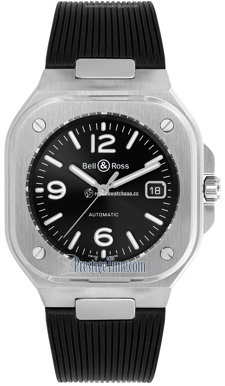 BR05A-BL-ST/SRB Bell & Ross BR 05 Automatic 40mm Mens Watch BR05A-BL-ST/SRB Bell & Ross BR 05 Automatic 40mm Mens Watch